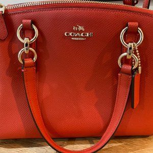 Coach Red-Orange Crossbody Bag